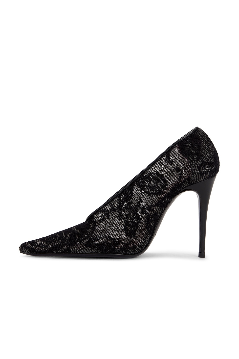 Floral Pointed Pump - 5