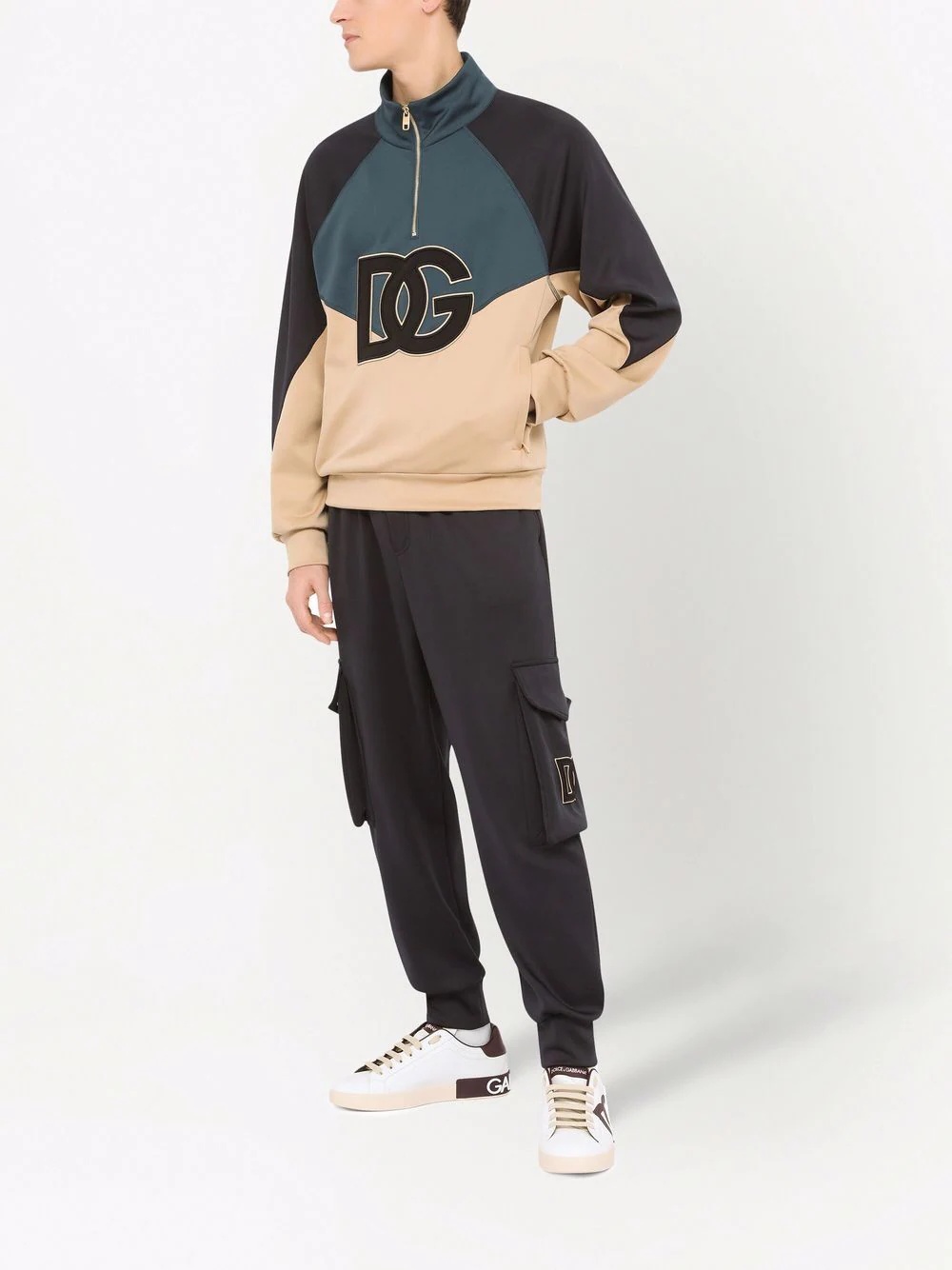 drawstring cargo track trousers - 2