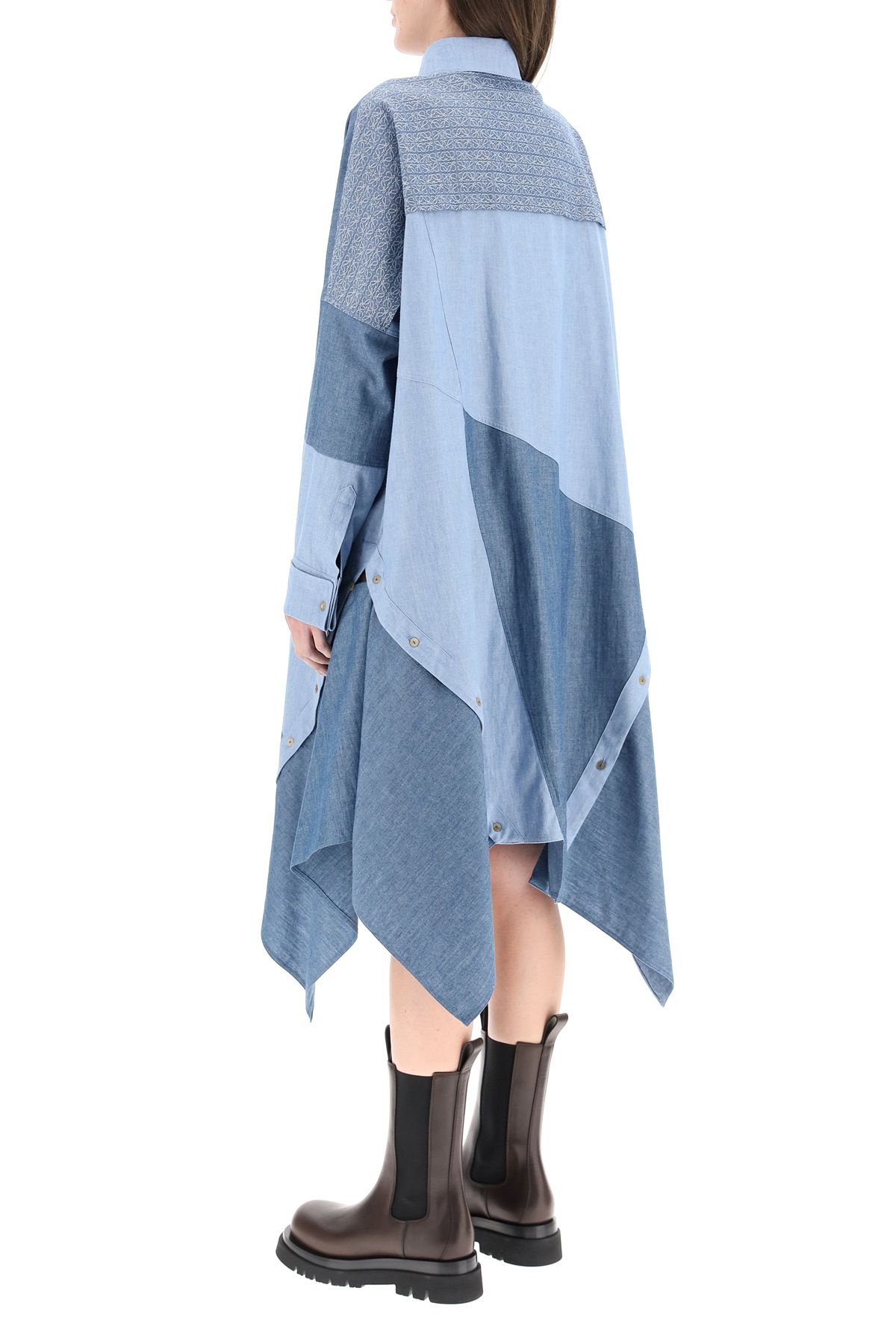 OVERSIZED PATCHWORK DRESS - 4