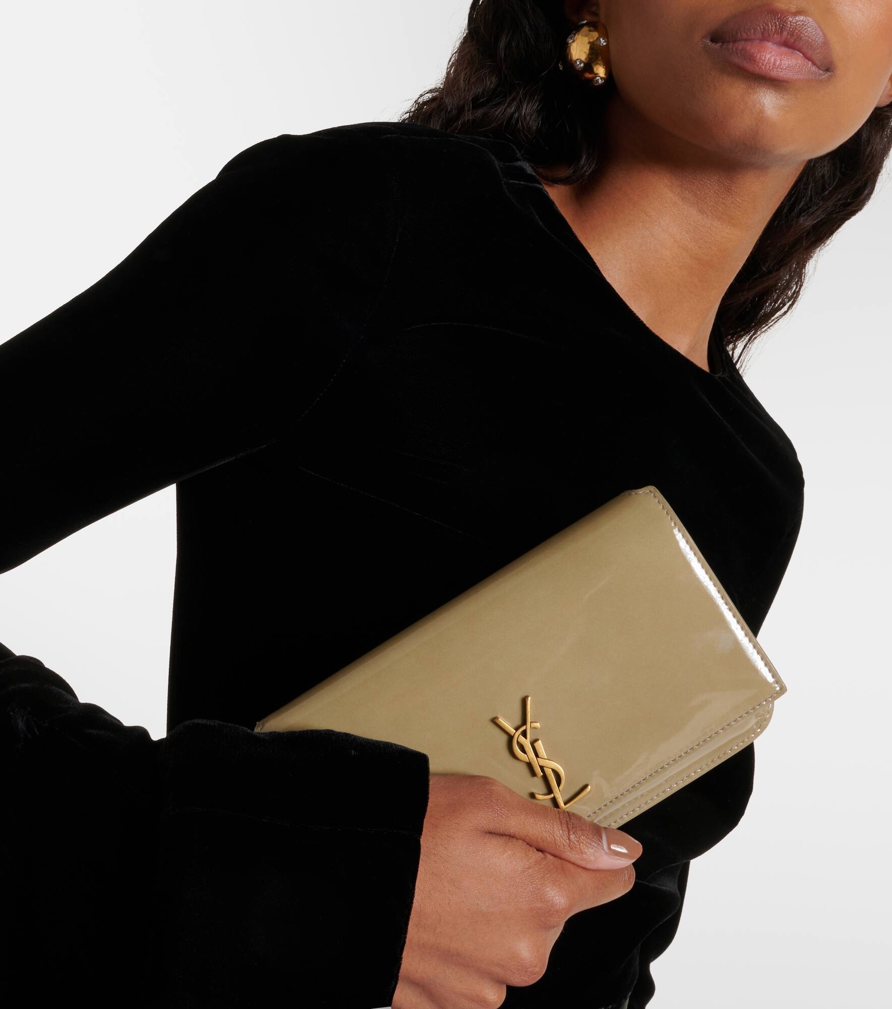 Cassandre leather wallet on chain - 2
