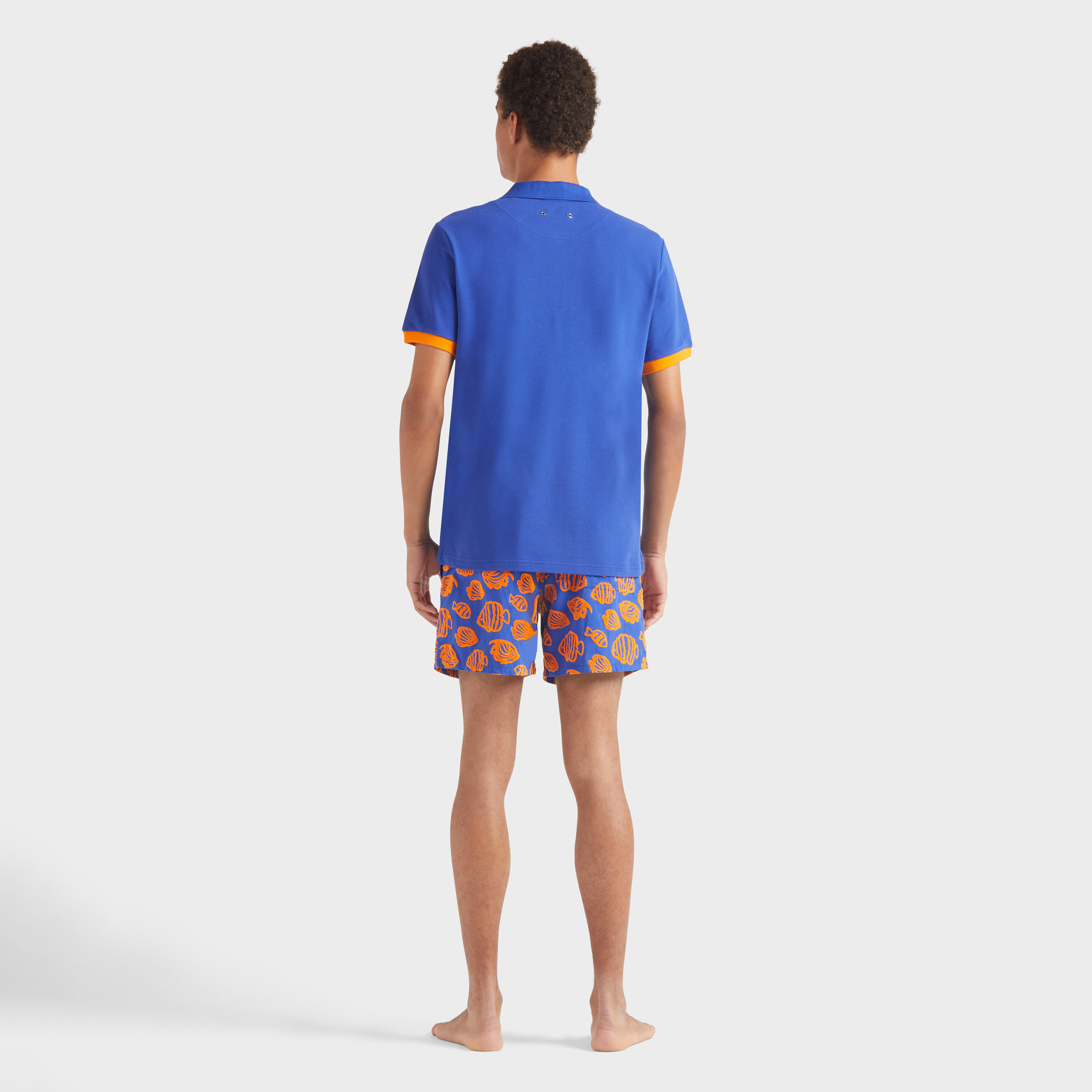 Men Cotton Polo Solid - 4