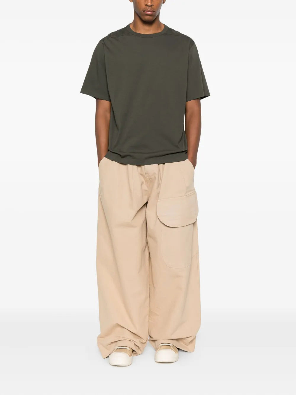 Rick Owens Men Organic Cotton Short-Sleeved T-Shirt - 2
