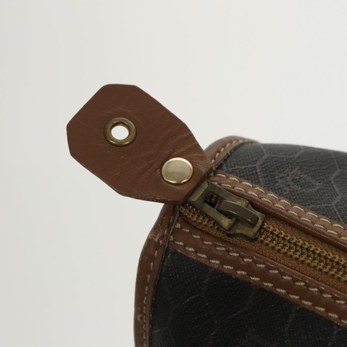 DIOR Honeycomb Canvas Hand Bag Black - 14