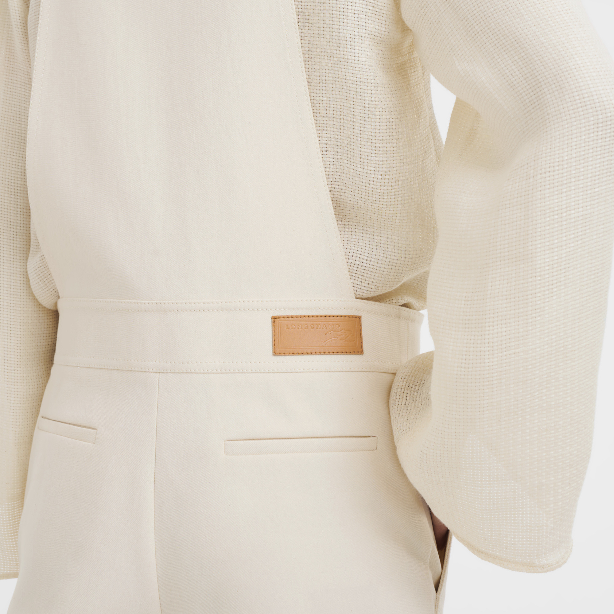 Spring/Summer 2023 Collection Jumpsuit Ecru - Cotton - 4