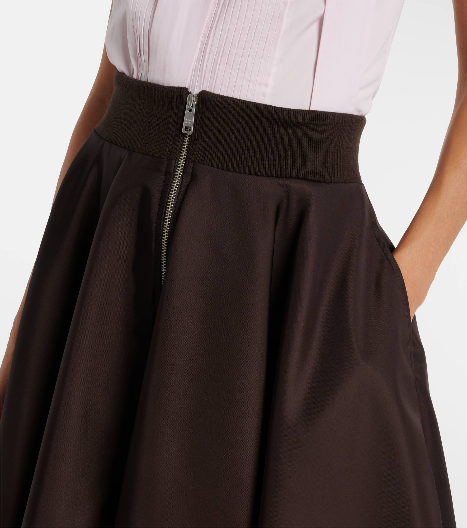 Re-Nylon midi skirt - 4