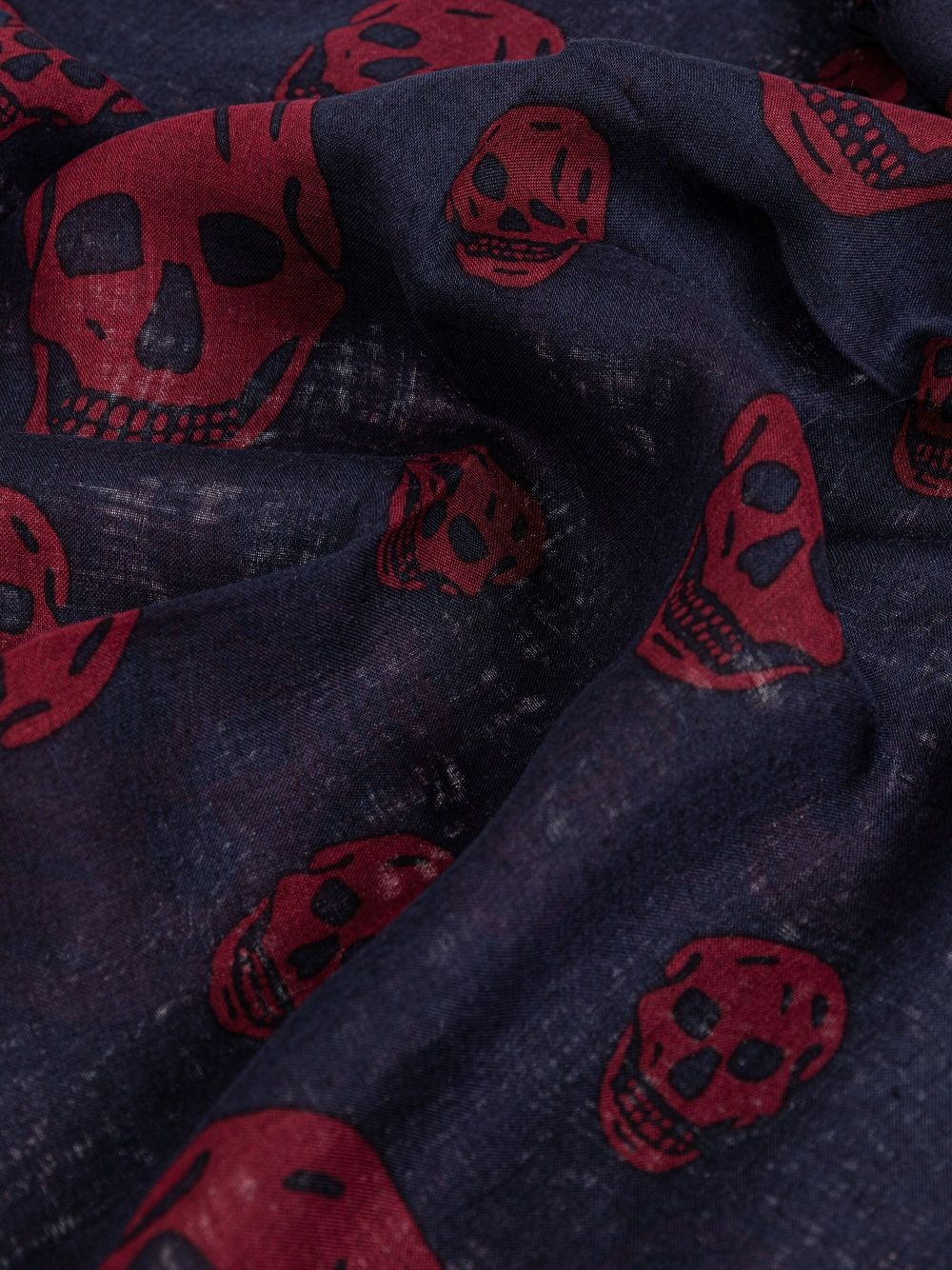 skull-print scarf - 3