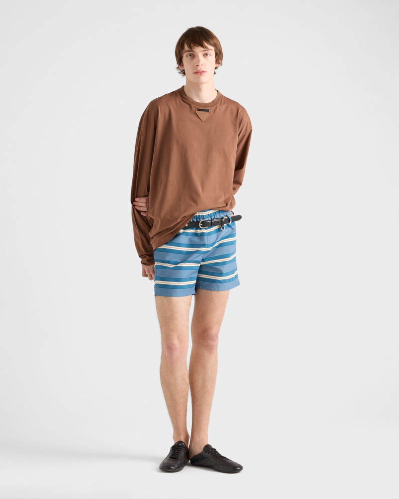 Prada Technical fabric swim trunks outlook