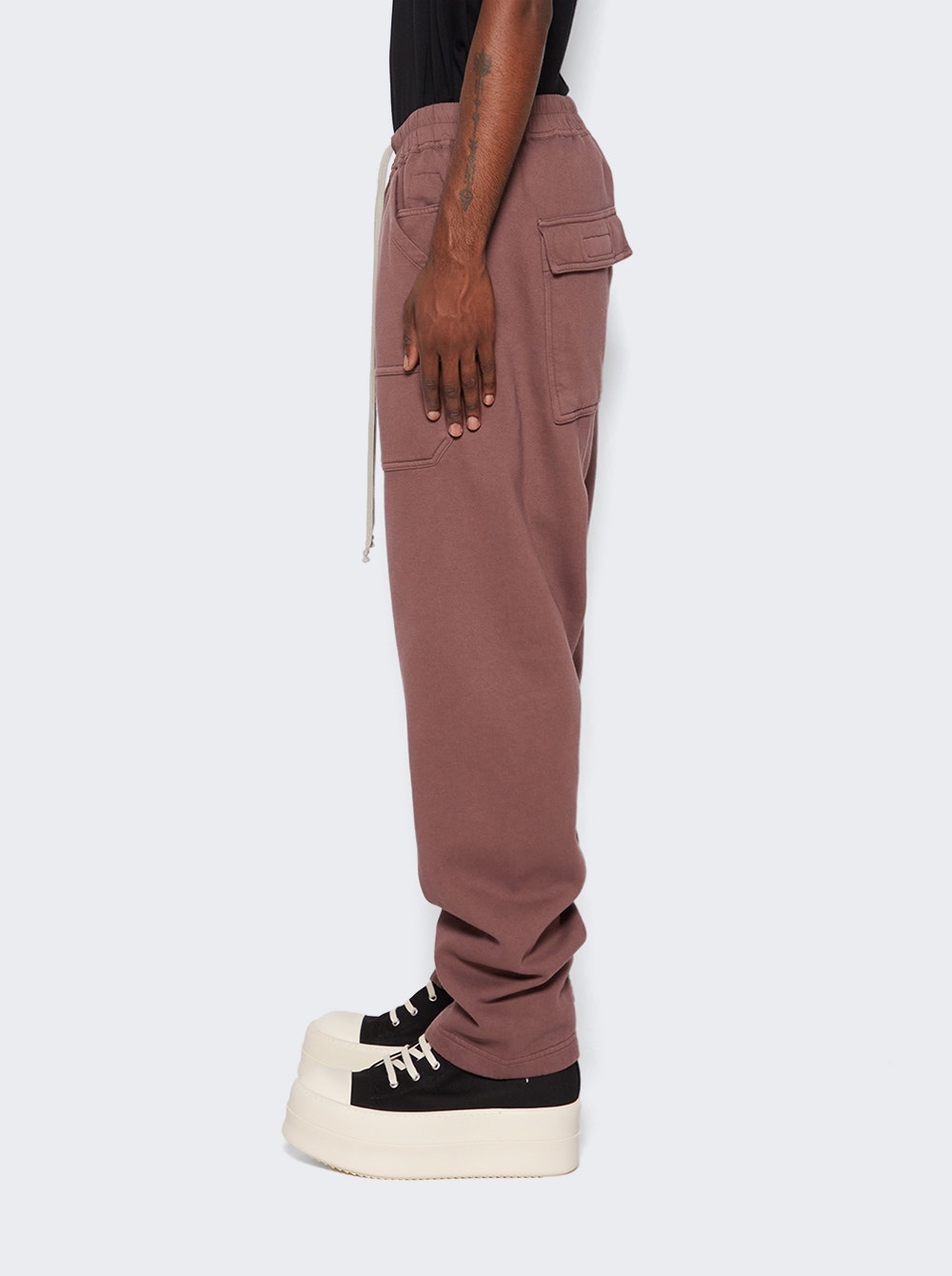 パンツ DRKSHDW | PUSHER PANTS IN MAUVE HEAVY COTTON FLEECE DRKSHDW 'pusher Pants' Track Pants | italist