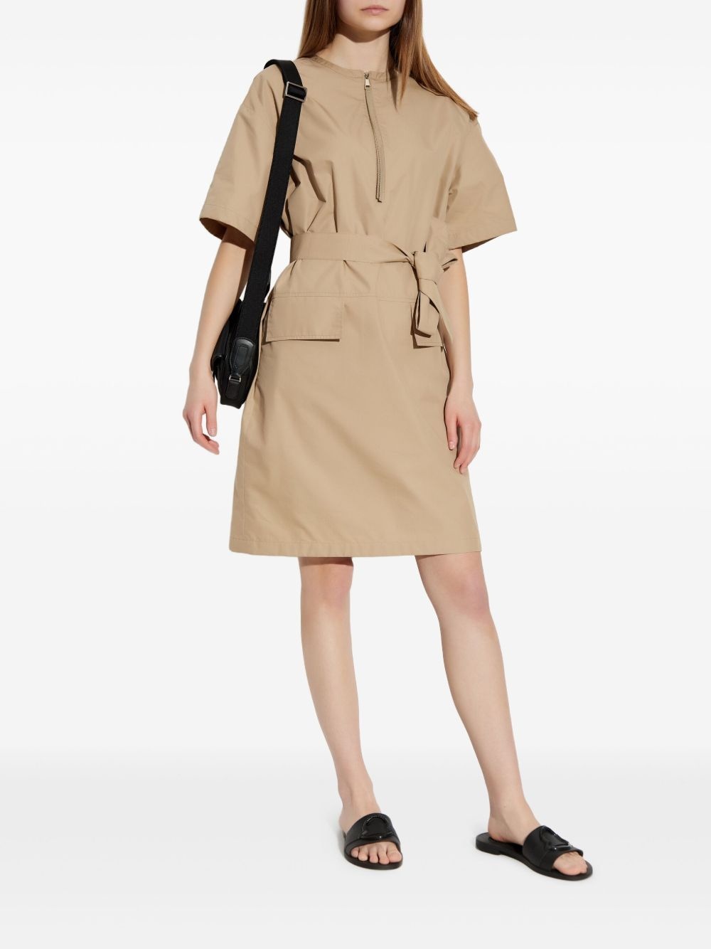 belted midi dress - 2