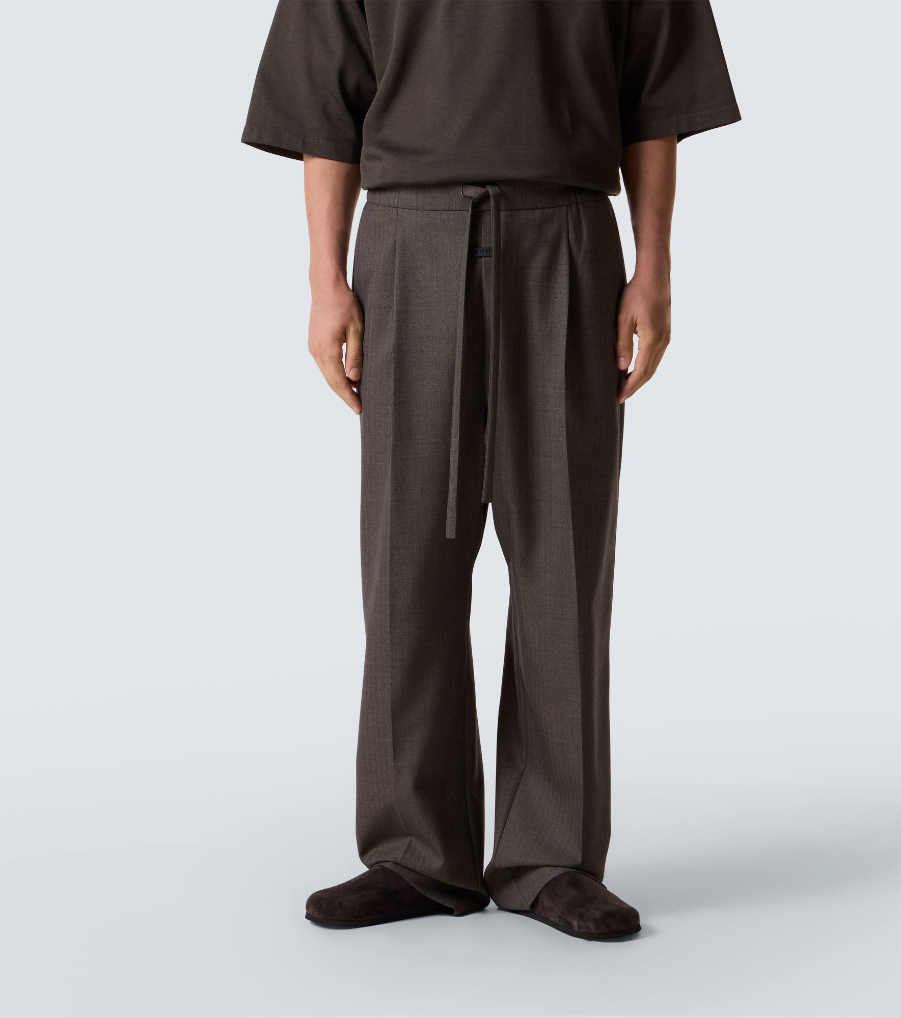 Virgin wool straight pants - 3