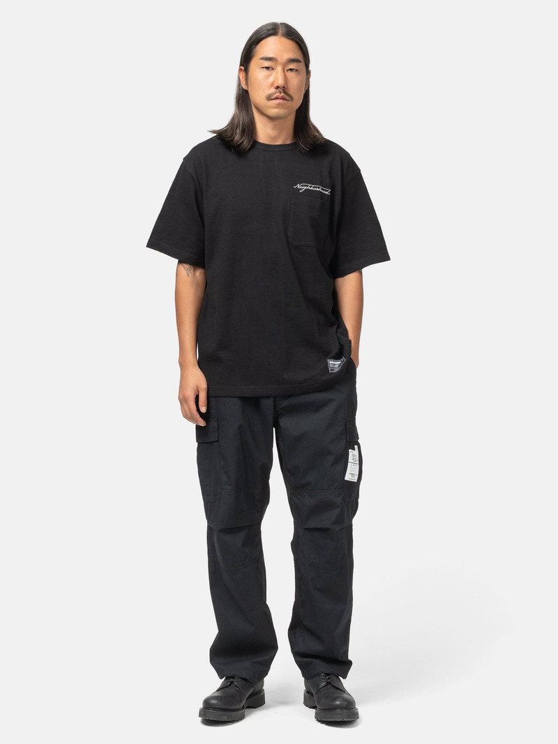 NEIGHBORHOOD Heather Fabric Crewneck SS Black outlook