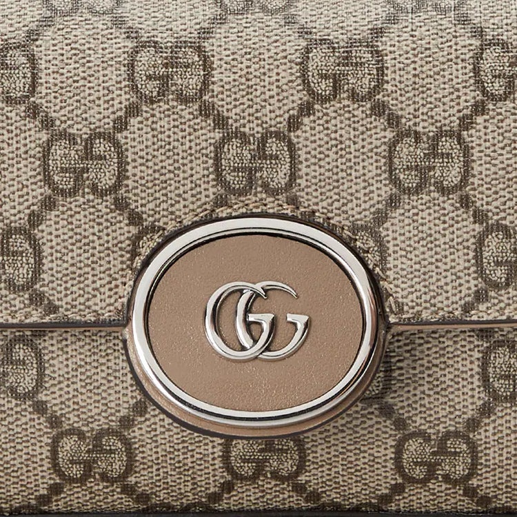 (WMNS) Gucci Petite GG Mini Bag 'Beige Ebony' 760194-92TIG-9770 - 8