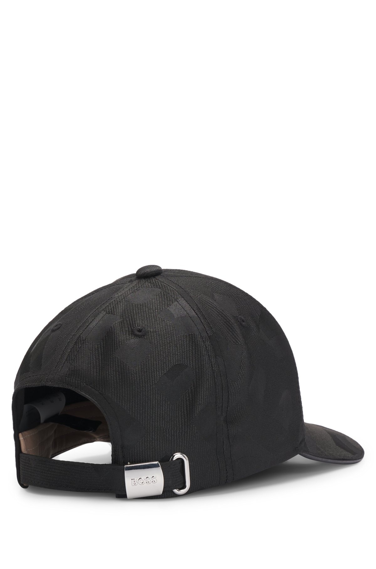 MONOGRAM-PATTERN CAP WITH EMBROIDERED LOGO - 3