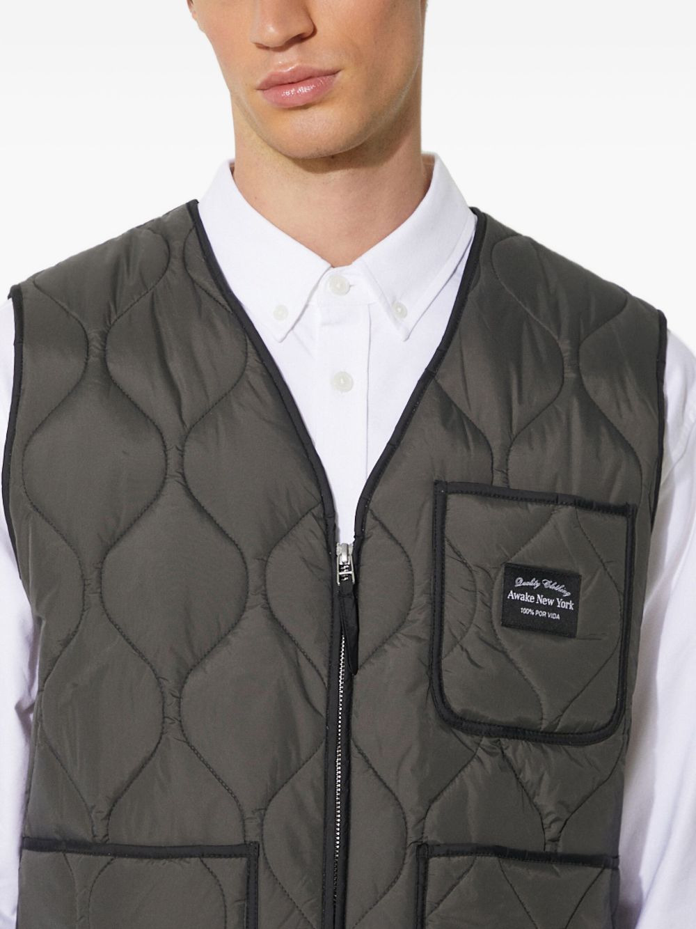 quilted vest - 4