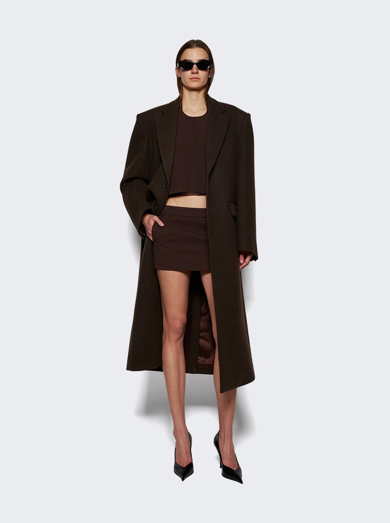 WARDROBE.NYC Backless Halter Neck Dark Brown outlook