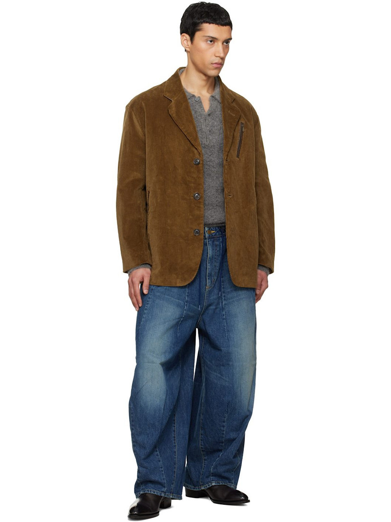 NEEDLES Tan Zipped Travel Blazer outlook