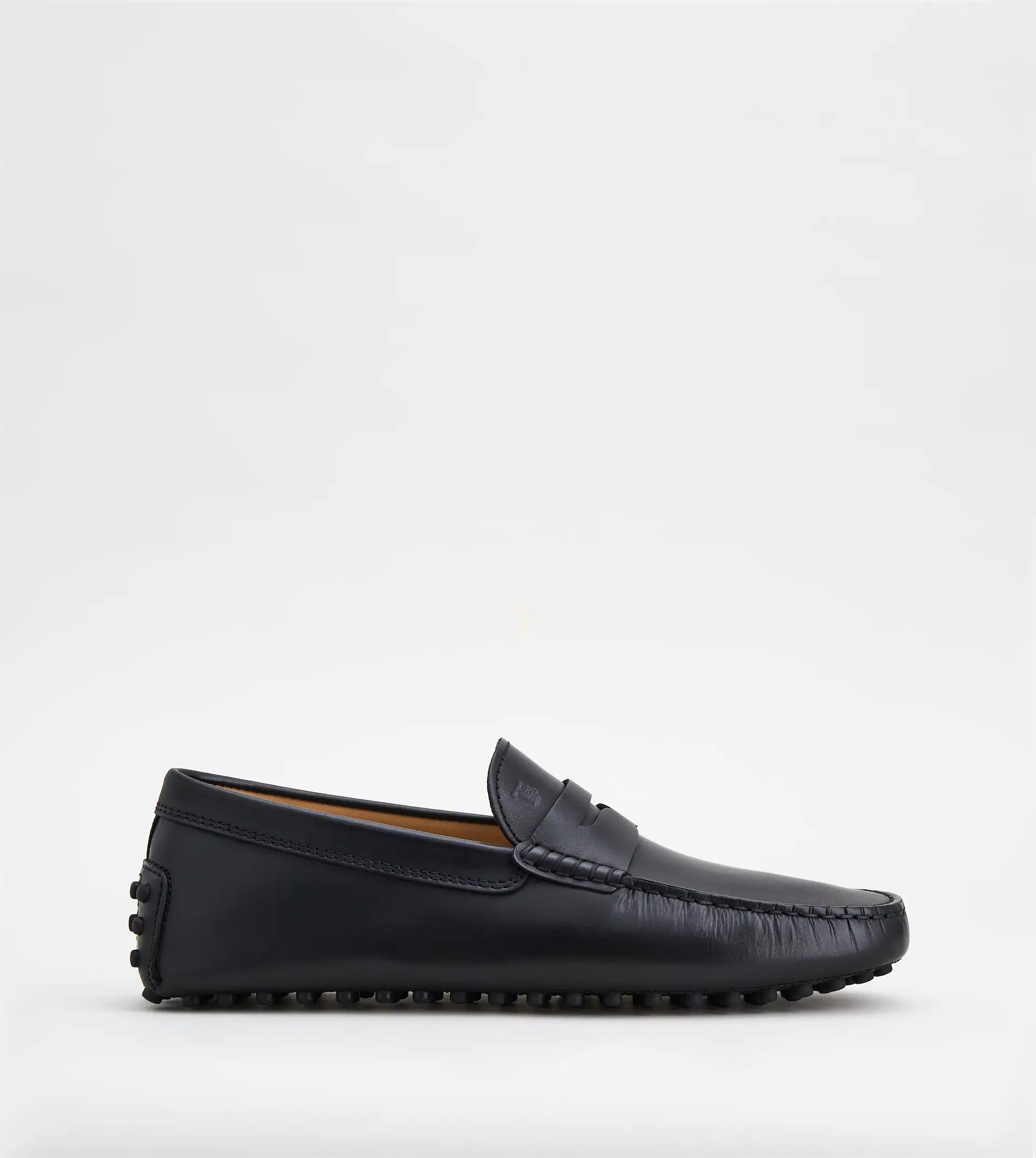 GOMMINO DRIVING SHOES IN LEATHER - BLACK - 1
