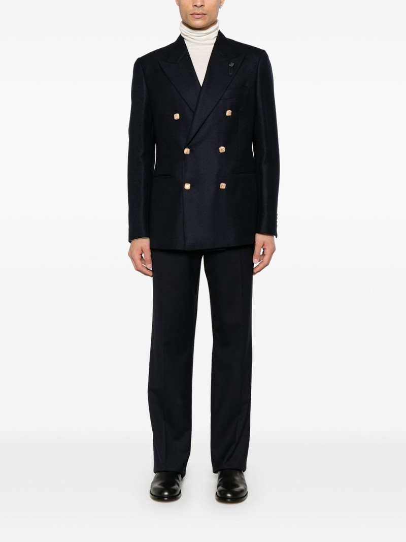 LARDINI double-breasted blazer outlook