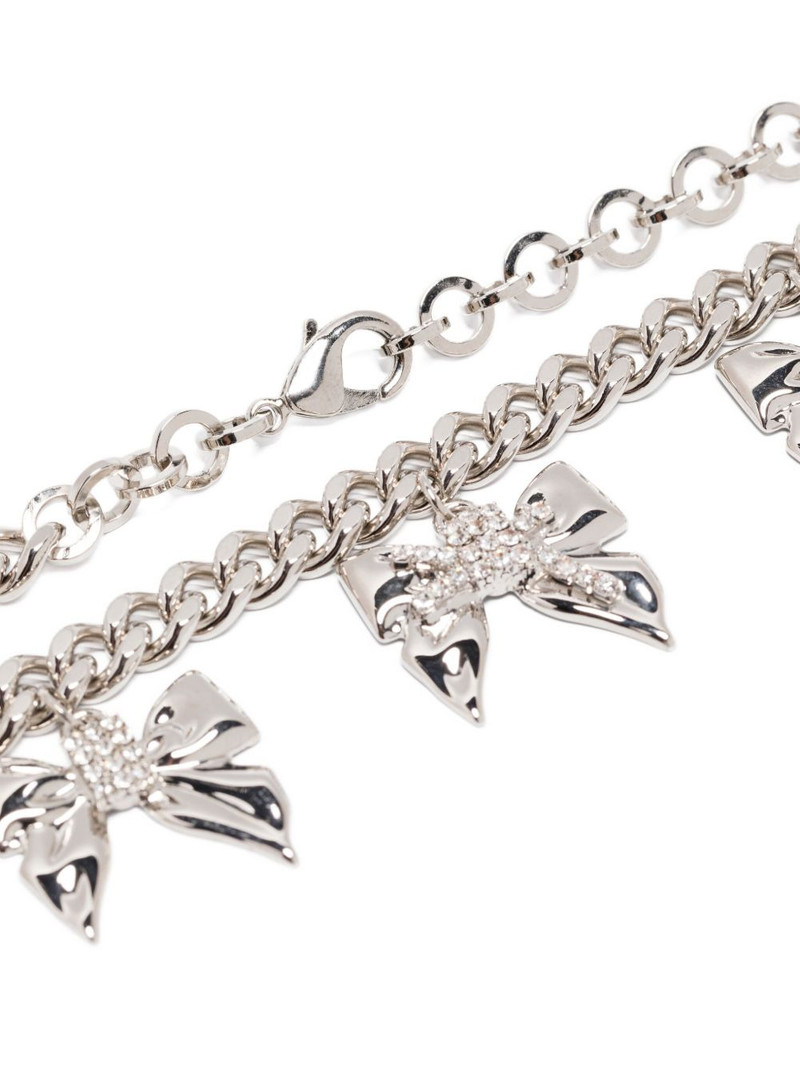 bow-embellished 목걸이 3