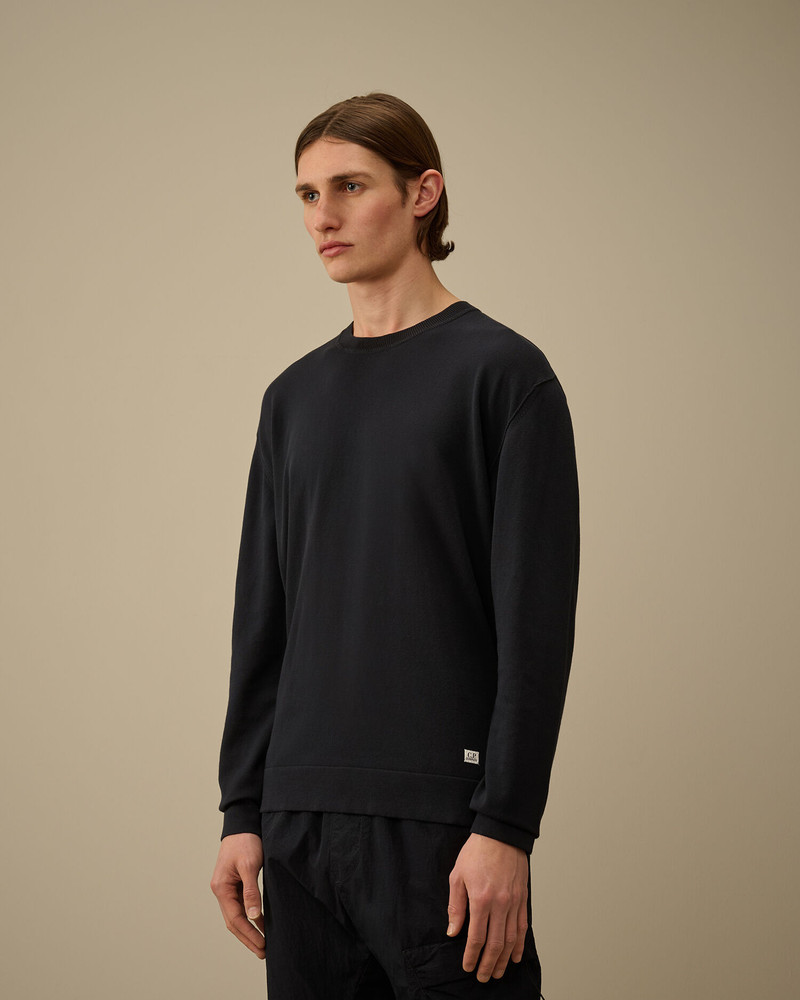 Cotton Crepe Crewneck Knit 3