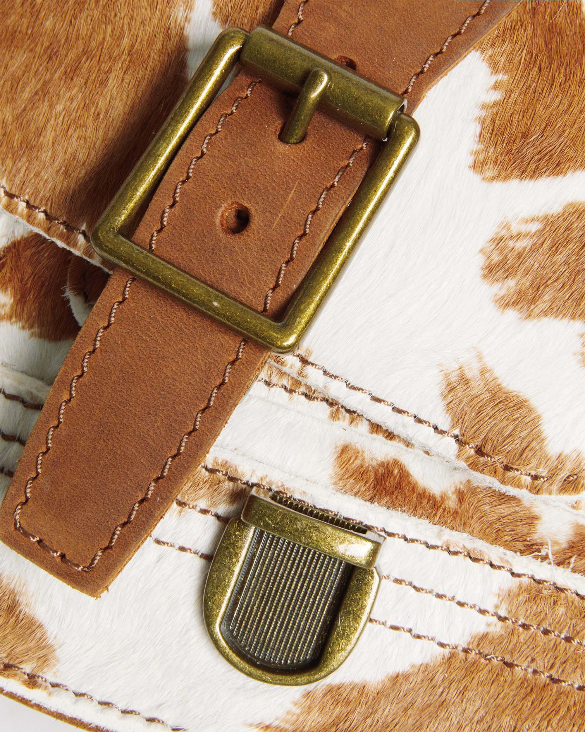 Hair-On Cow Print Vertical Crossbody Bag - 3