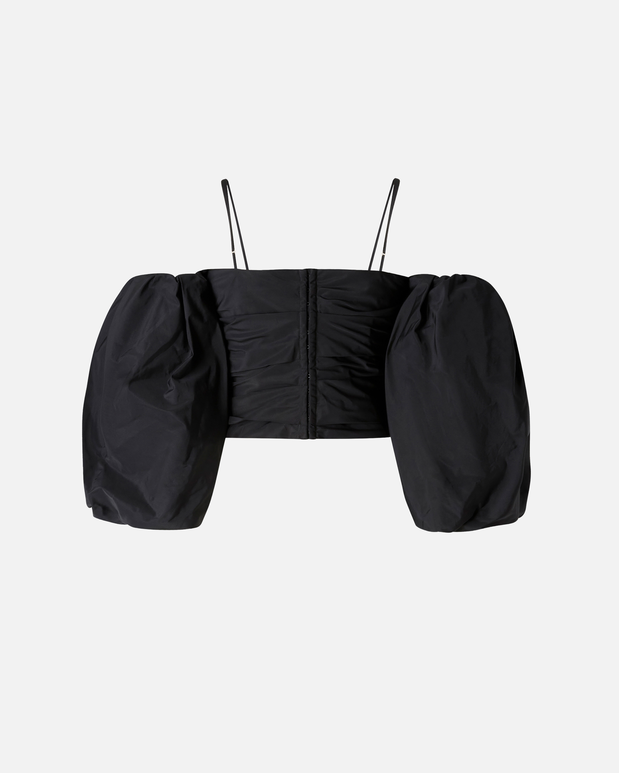 CROP TOP WITH PUFF SLEEVES - 6