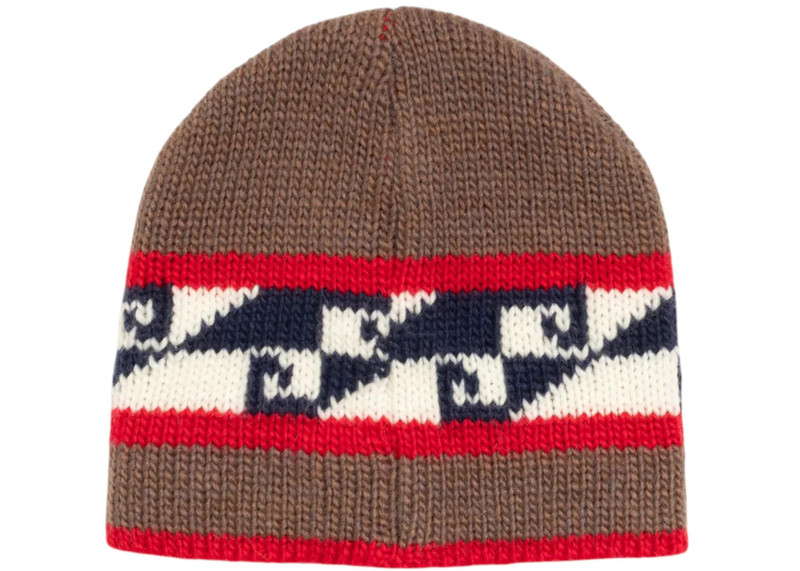 Stüssy Stussy Waves Skullcap Beanie Brown outlook