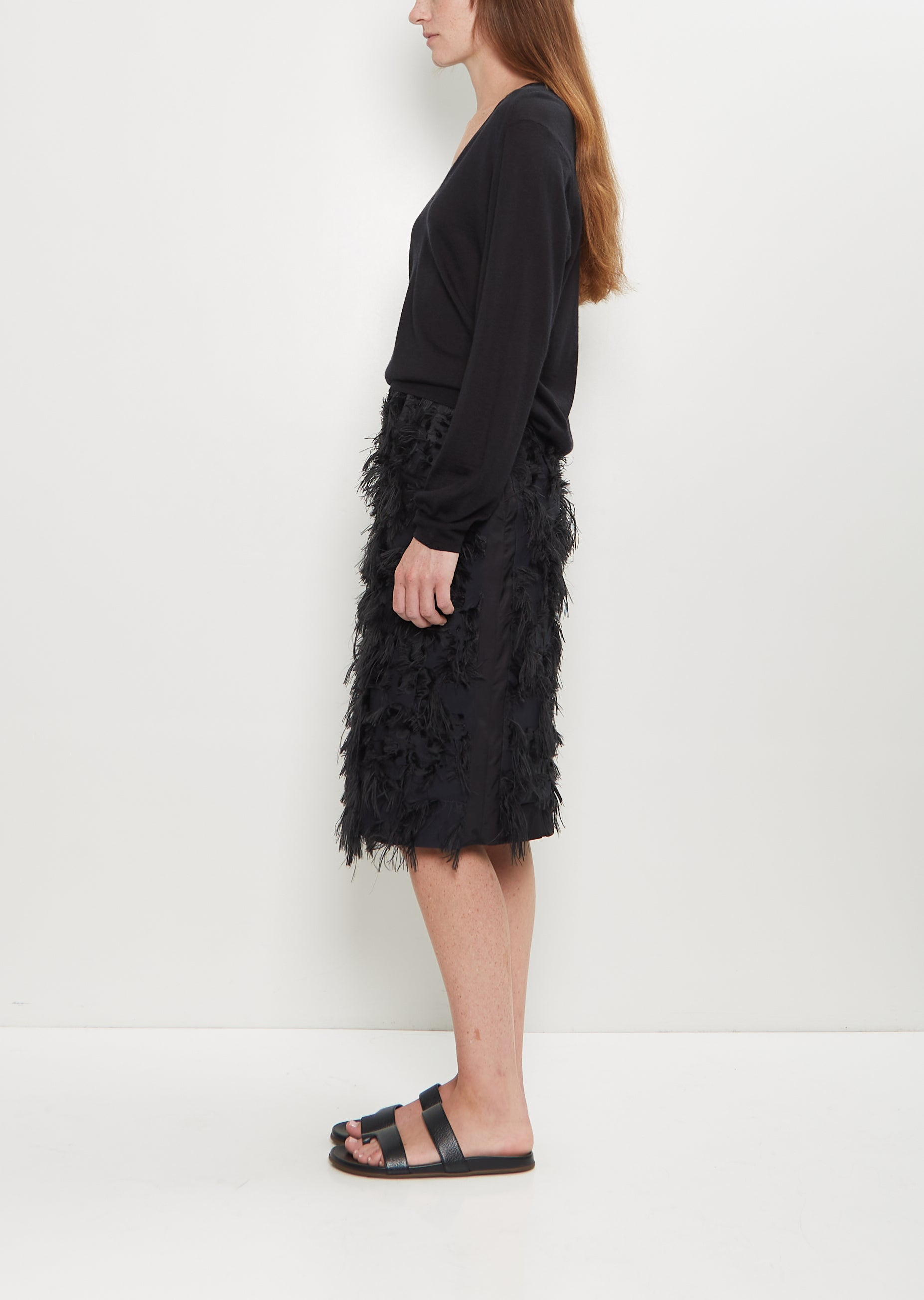 Julio Lightweight Cashmere Sweater — Black - 2