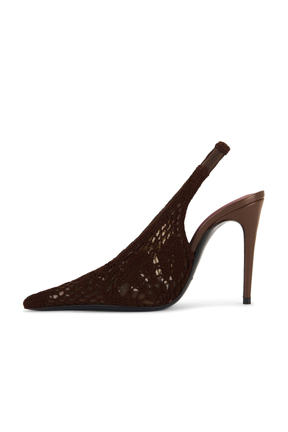 Slingback Crochet Pump - 5