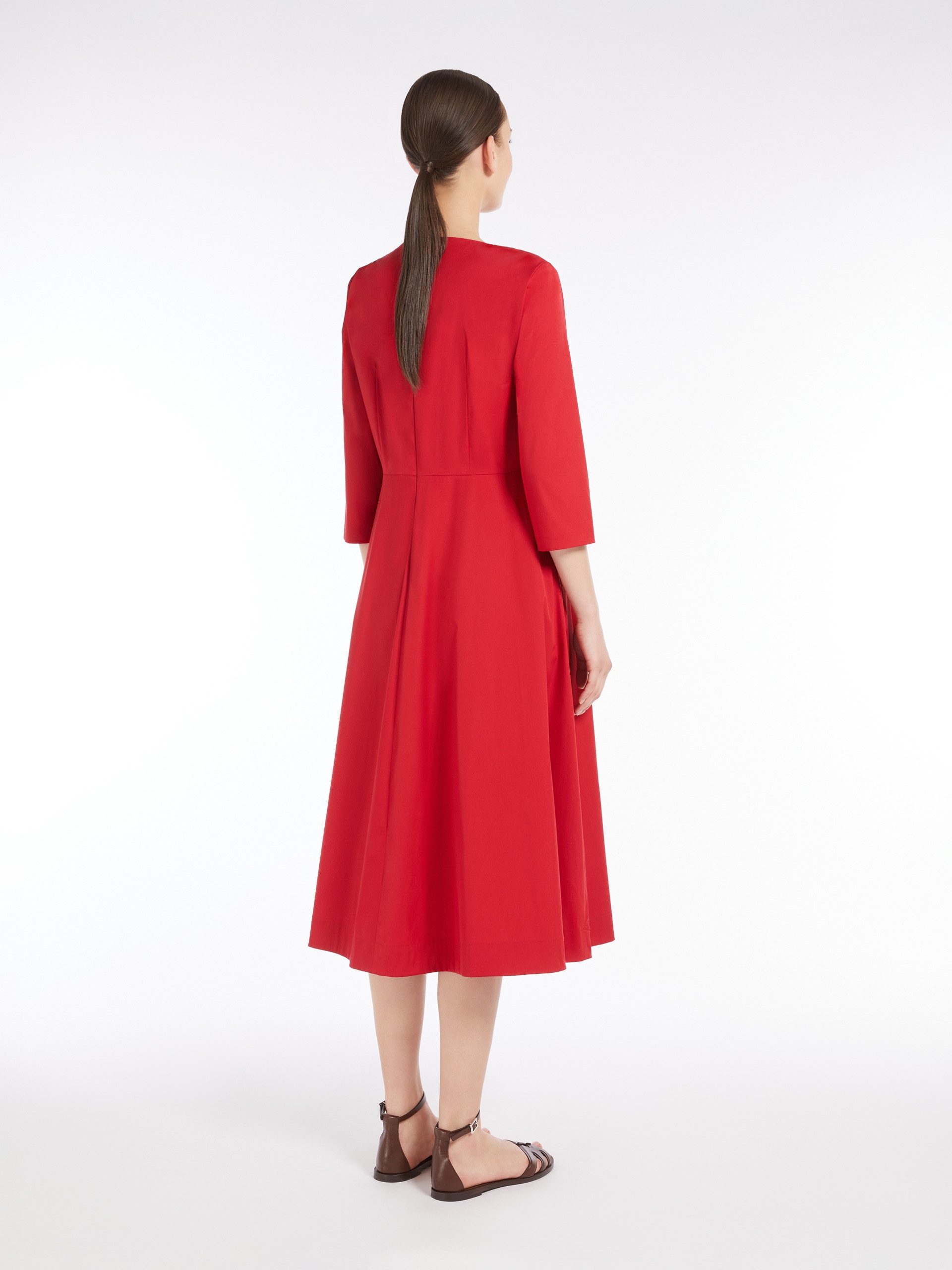 VIVIANA Cotton-poplin dress - 4