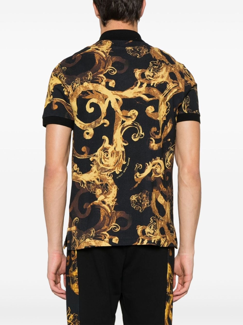 Watercolour Couture polo shirt - 4