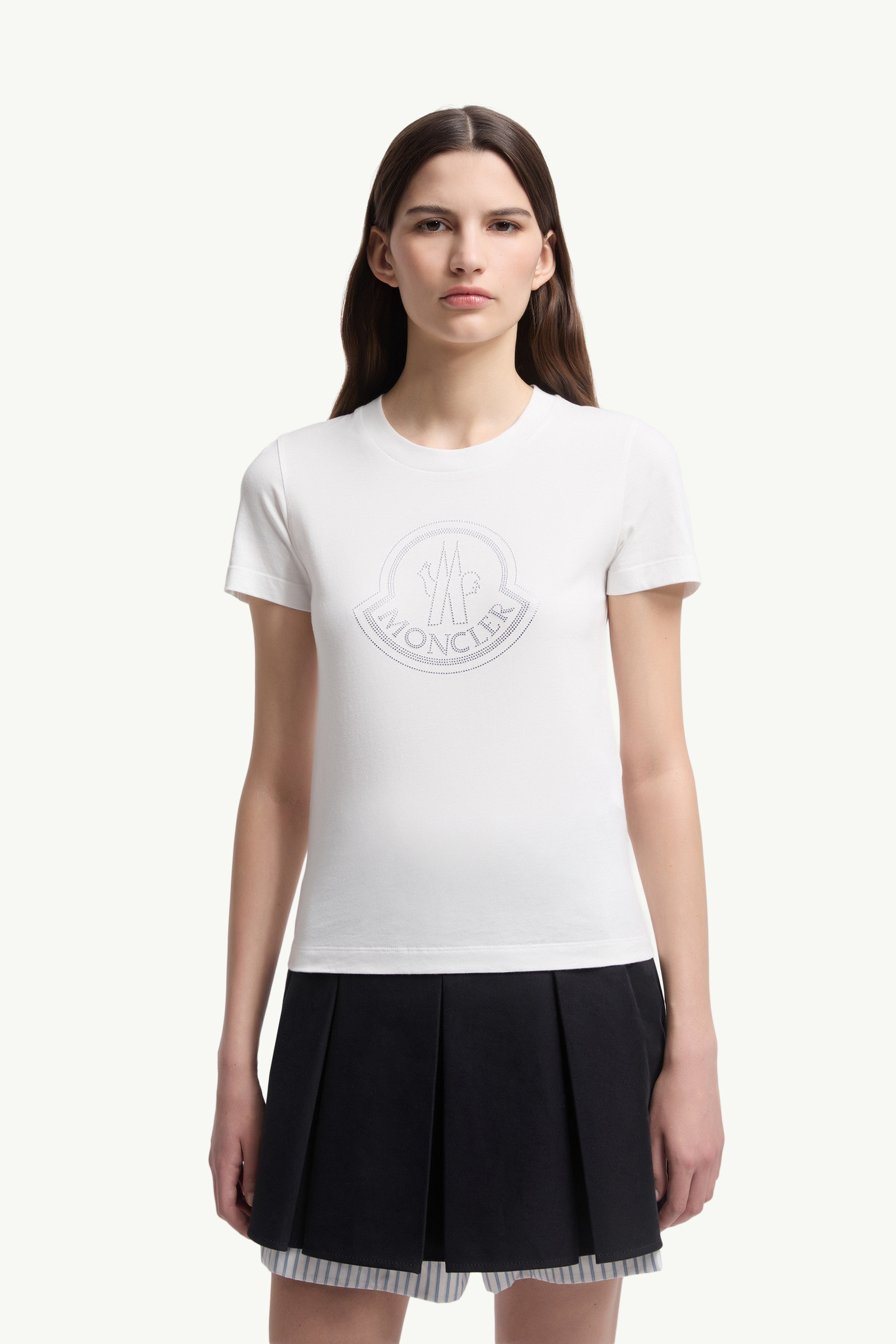 Crystal Logo Cotton T-Shirt - 3