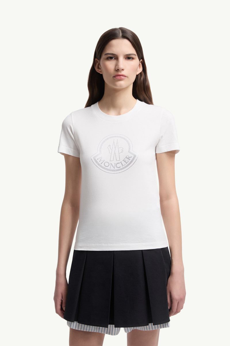Crystal Logo Cotton T-Shirt 3