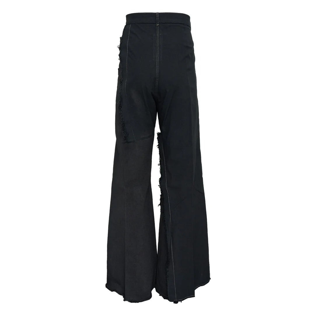Joris Trousers 13oz Blackety Black Denim And Cotton Tela - 2