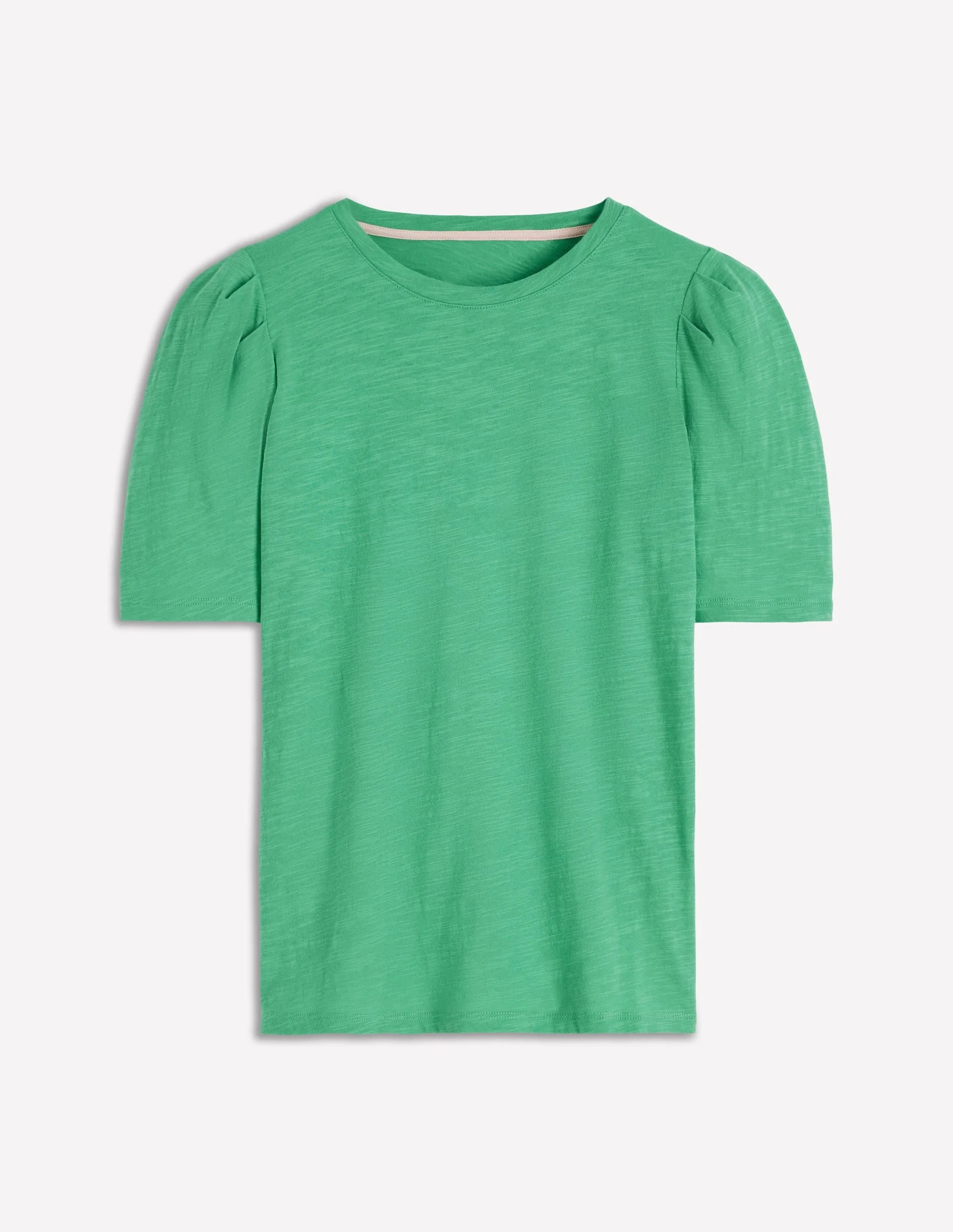 Sophie Puff Sleeve T-shirt-Aloe Green - 1
