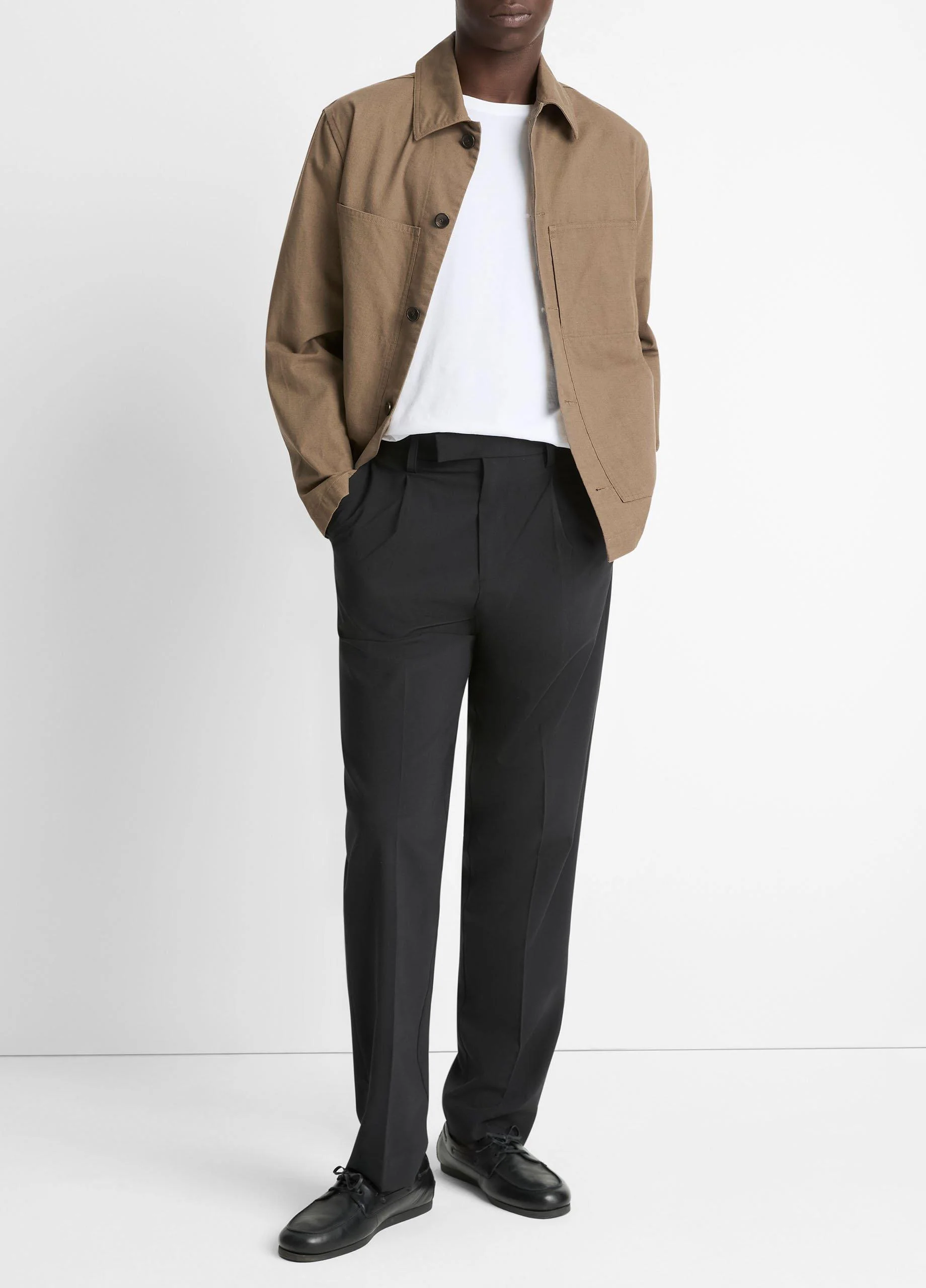 Louie Relaxed Pleated Trouser - 1