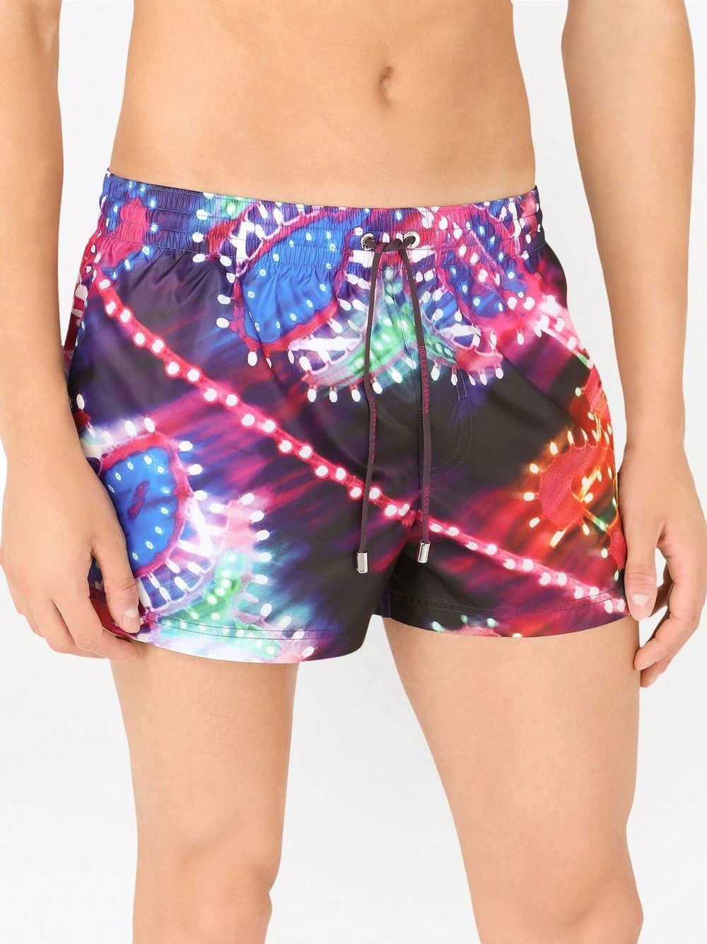 graphic-print swimming trunks - 4