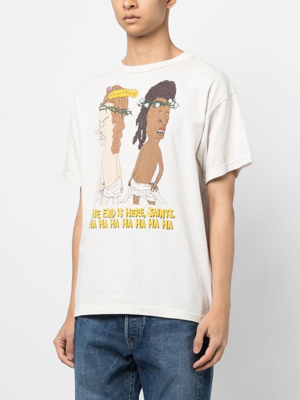 graphic-print cotton T-shirt - 4