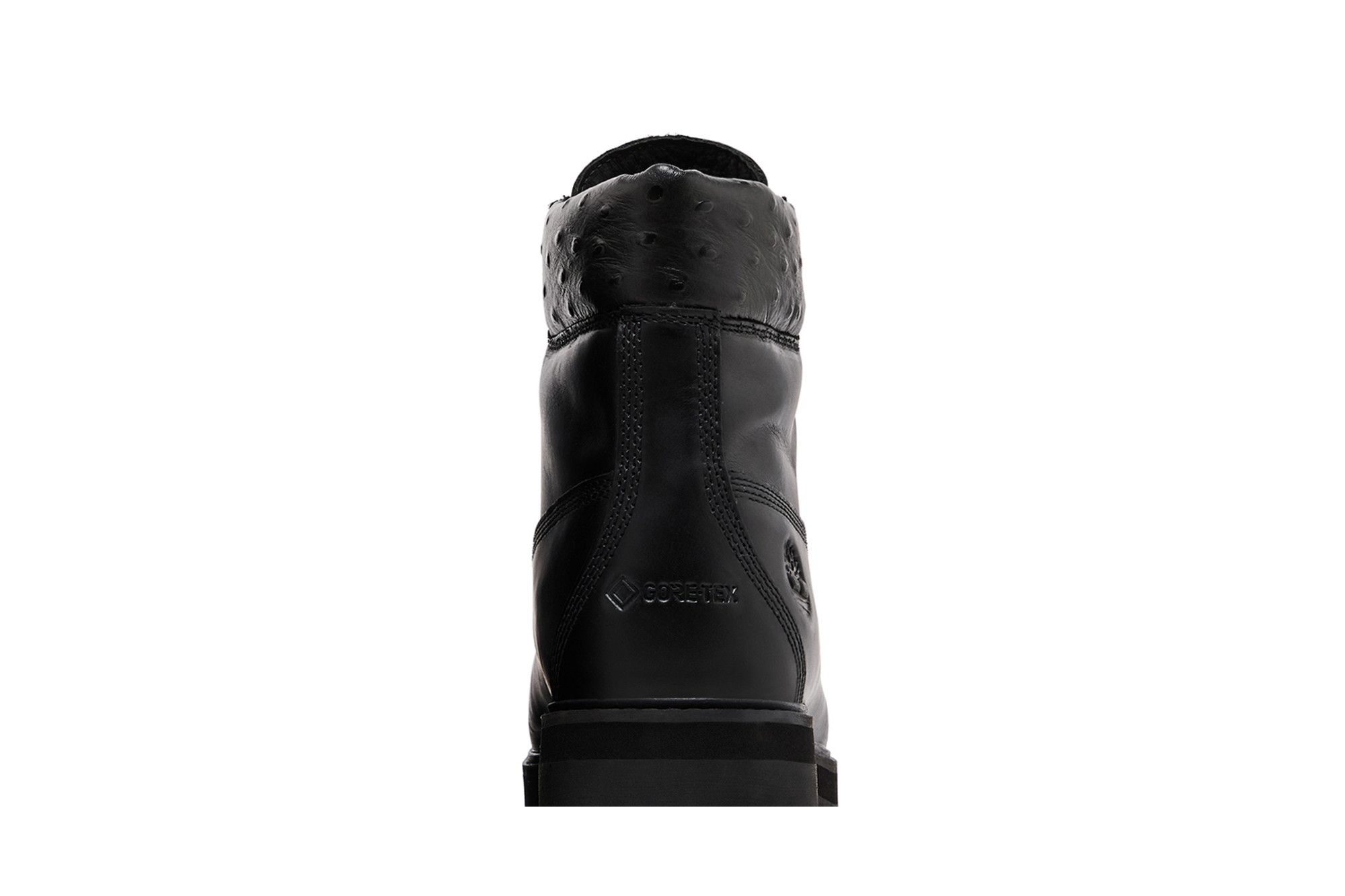 6 Inch Premium Stack Boot 'Black' - 7