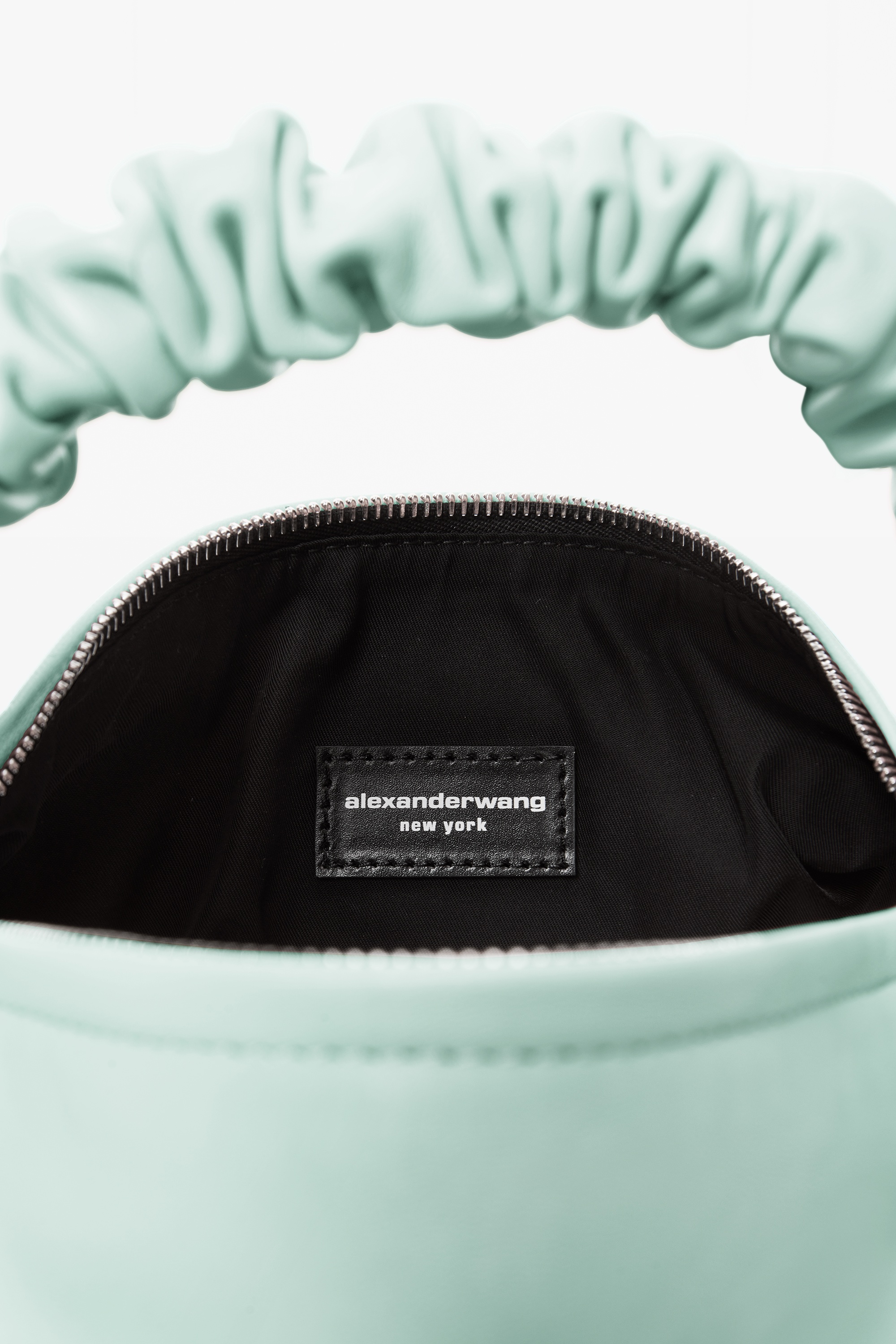 LEATHER SCRUNCHIE BAG - 2