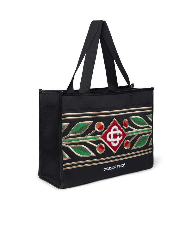 CASABLANCA Laurel Knit Shopper Bag | Casablanca Paris outlook