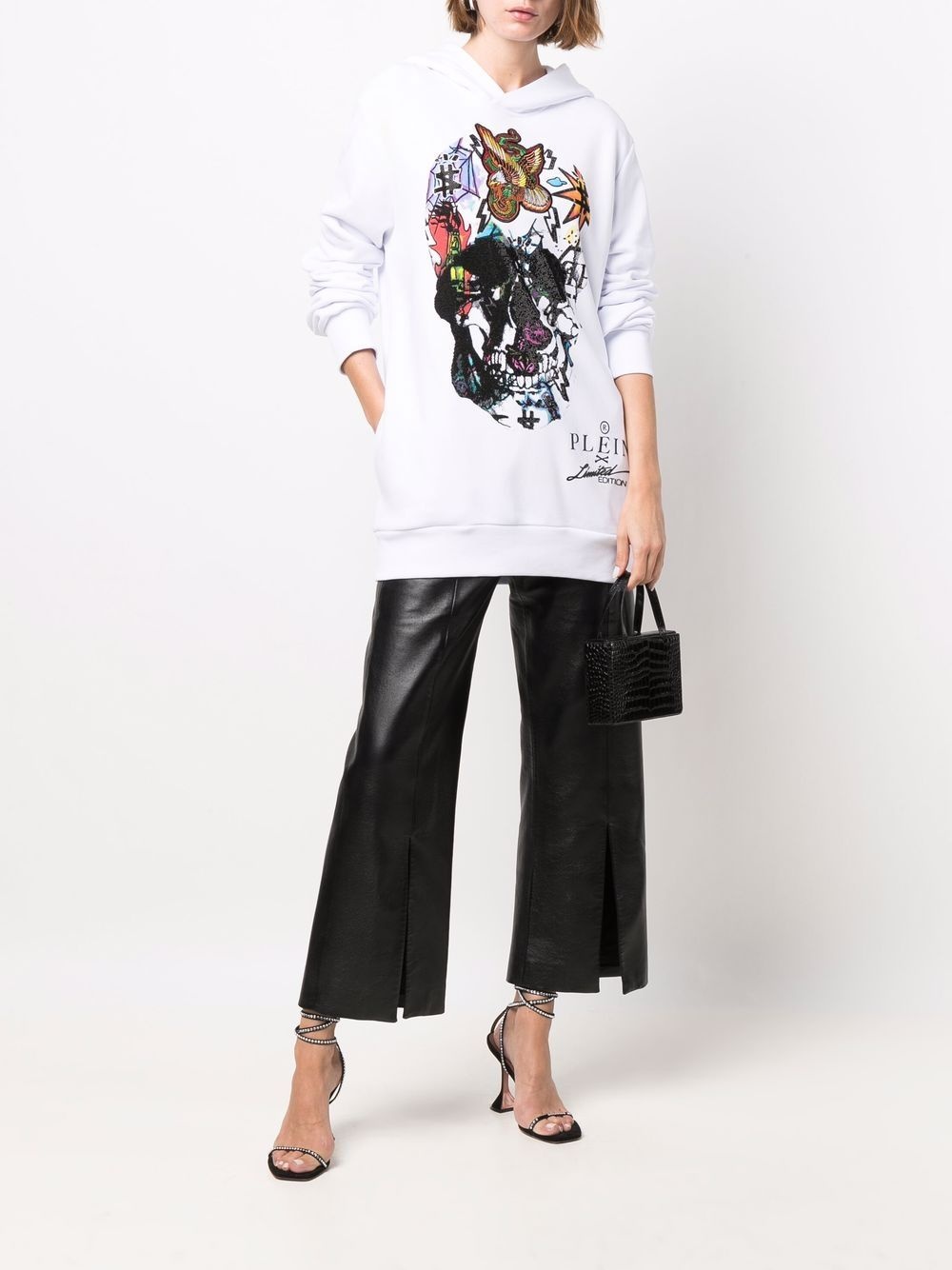graphic-print long-sleeve hoodie - 2
