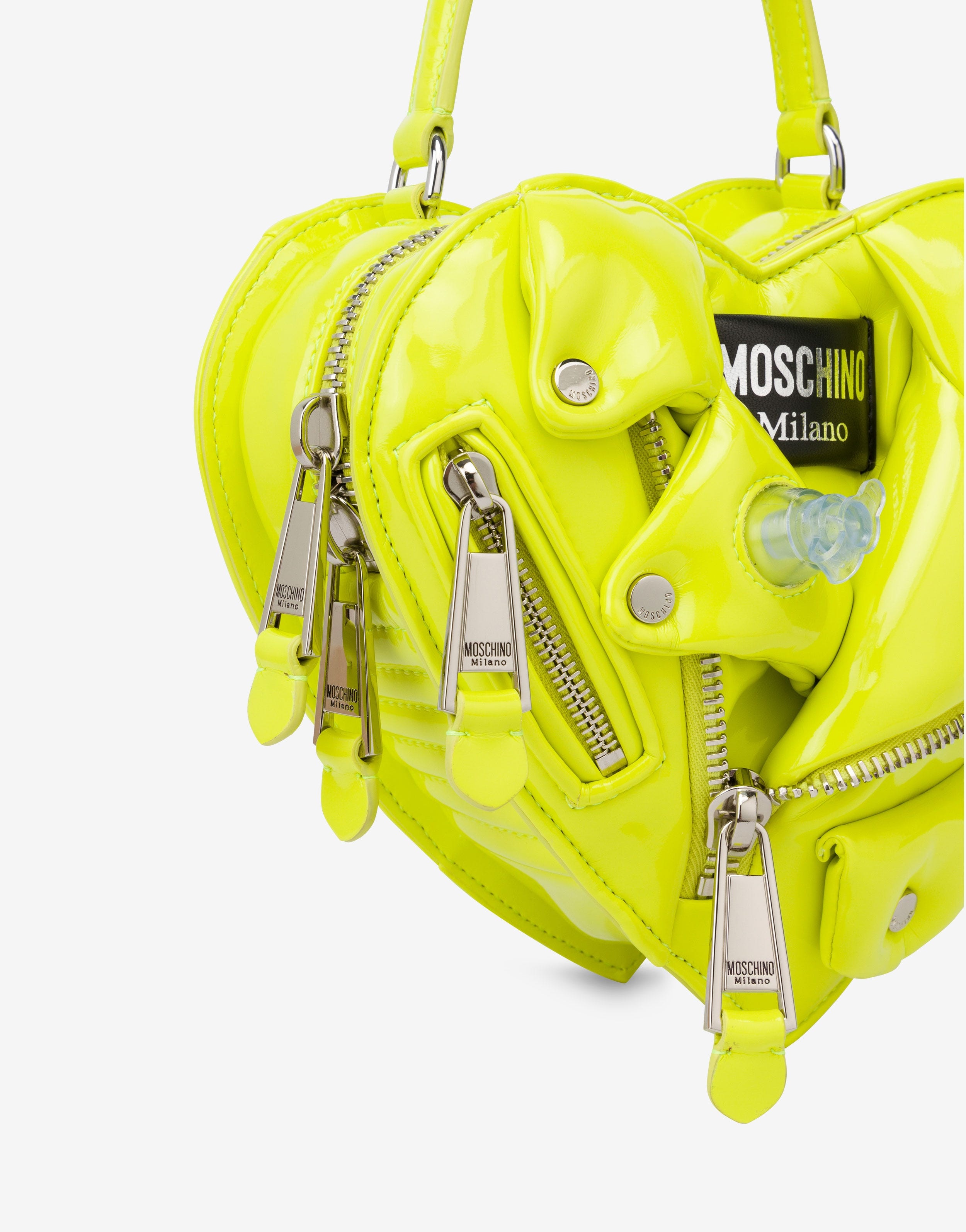 INFLATABLE EFFECT HEART BIKER BAG - 4