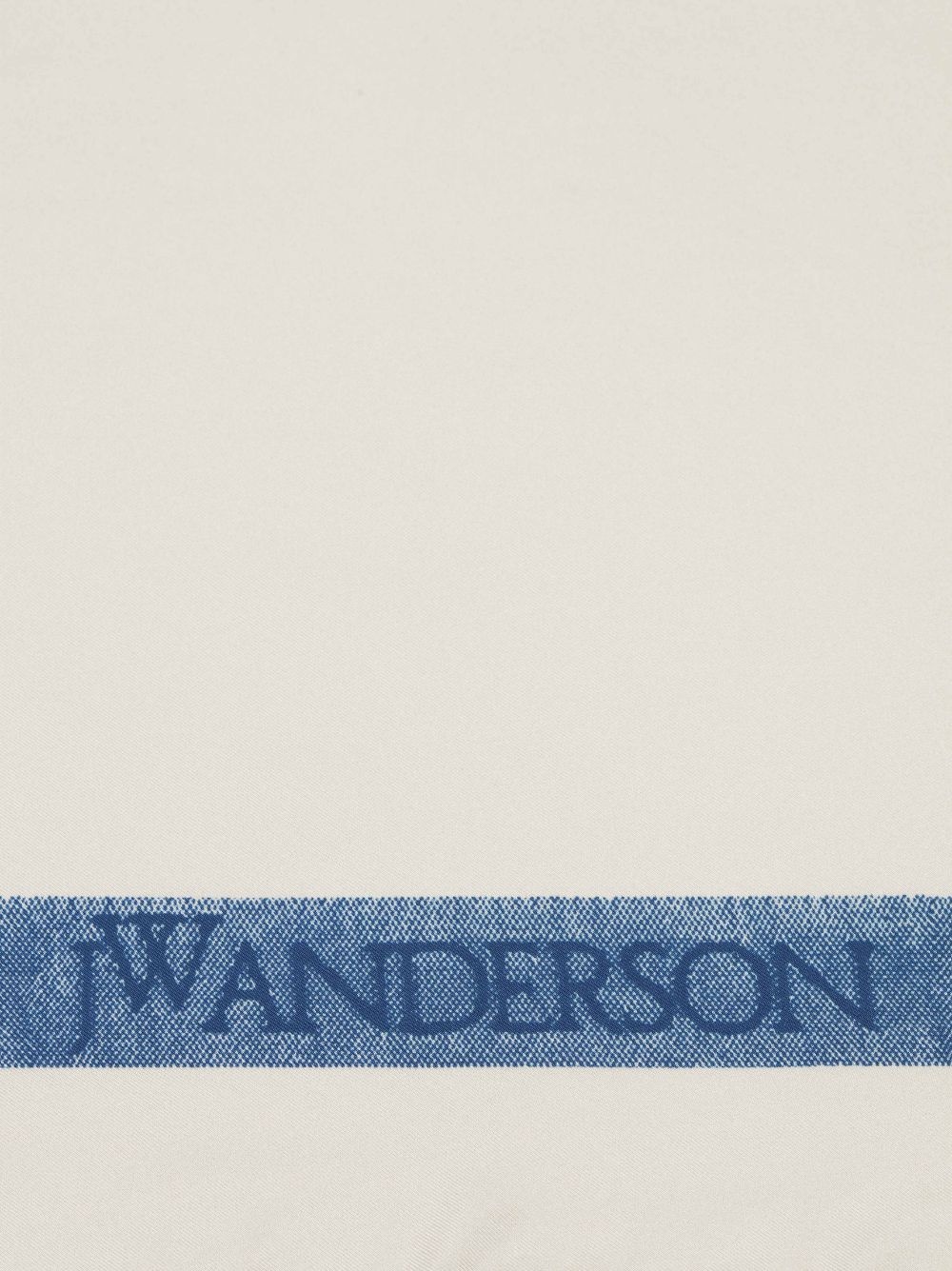 SILK SCARF WITH LOGO MOTIF - 3