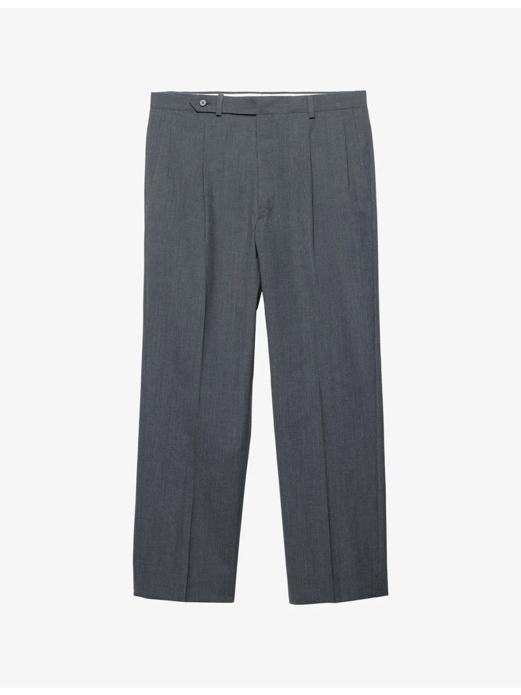 Tailored Straight-Leg Wool Trousers - 1
