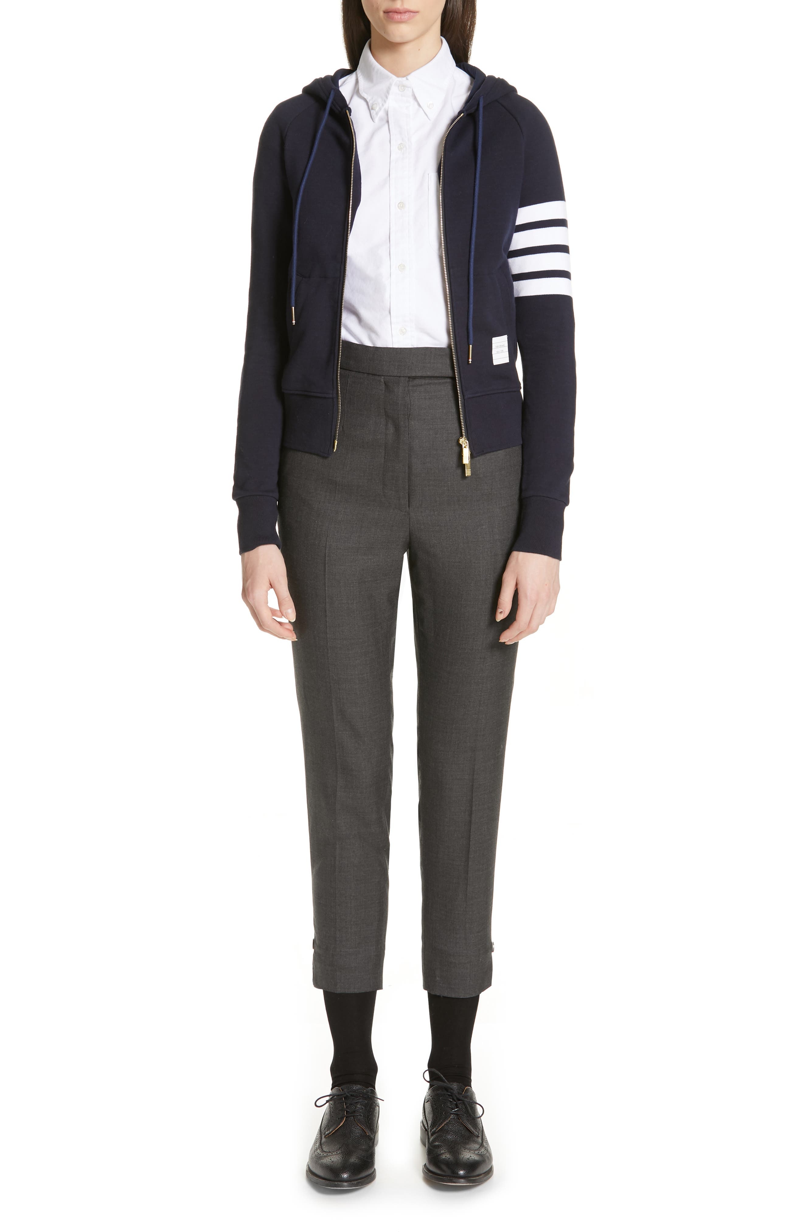Thom Browne Cotton Shirt in White at Nordstrom - 7