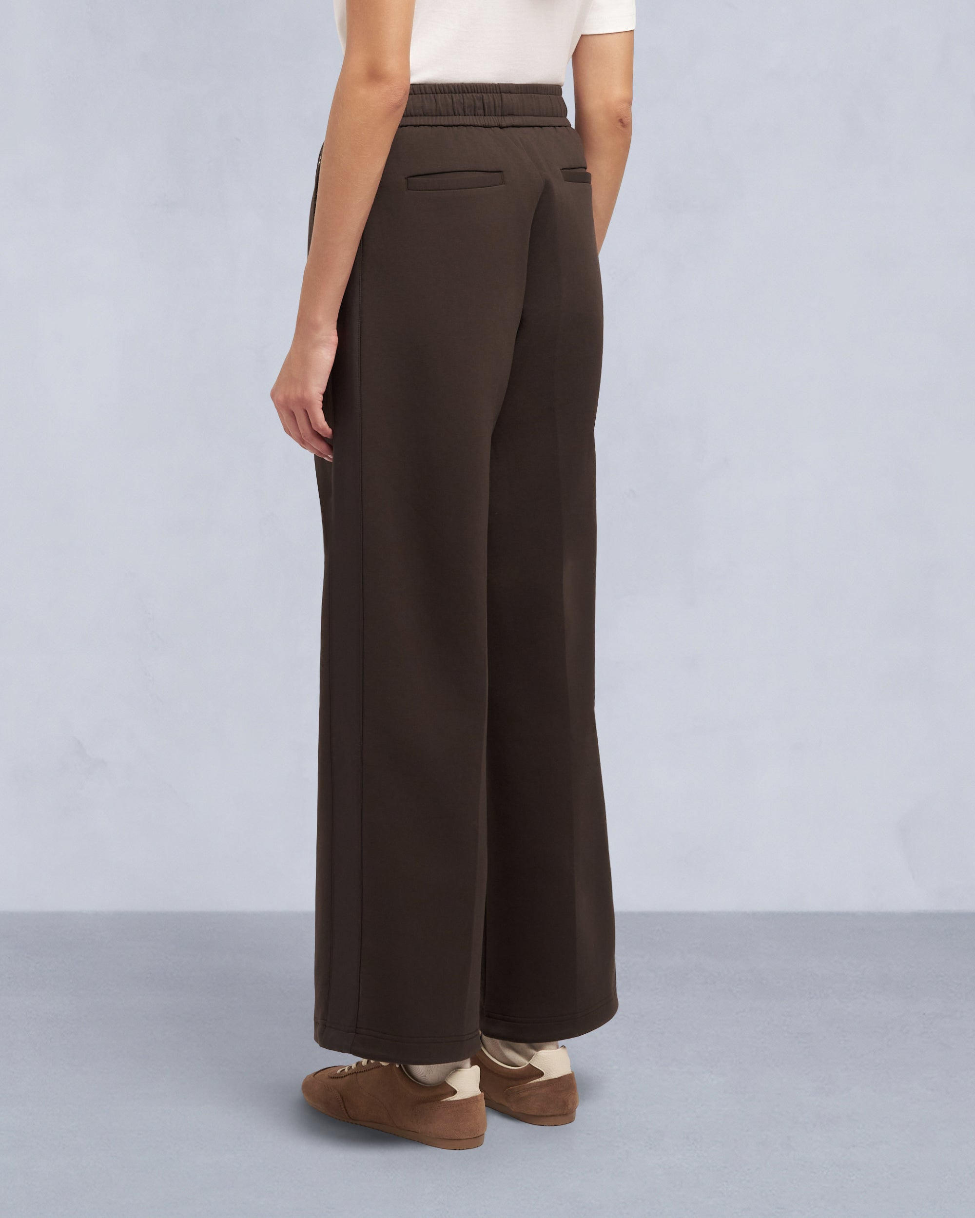 MIX MEDIA WIDE LEG PANT - 4