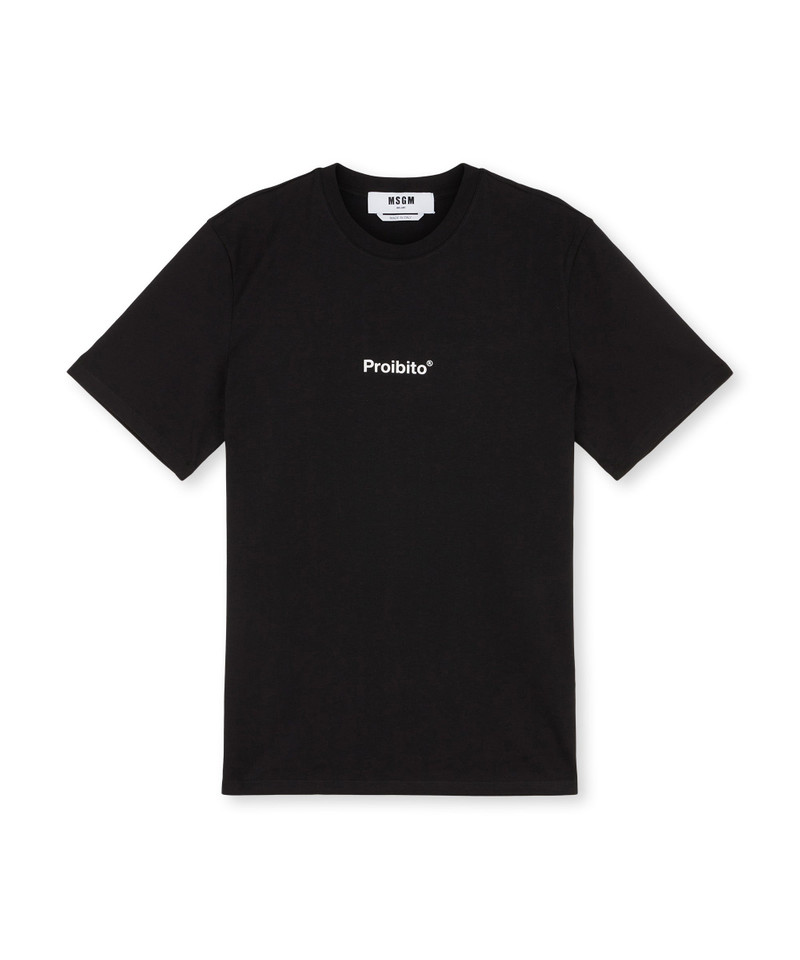 T-shirt quote "Proibito" 1