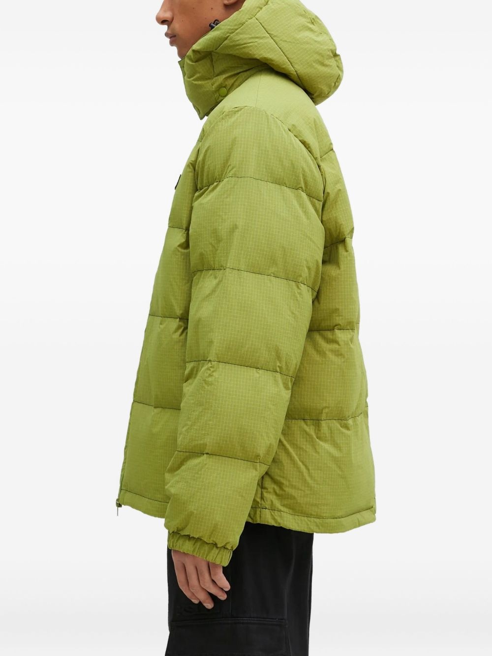 hooded ripstop puffer jacket - 3