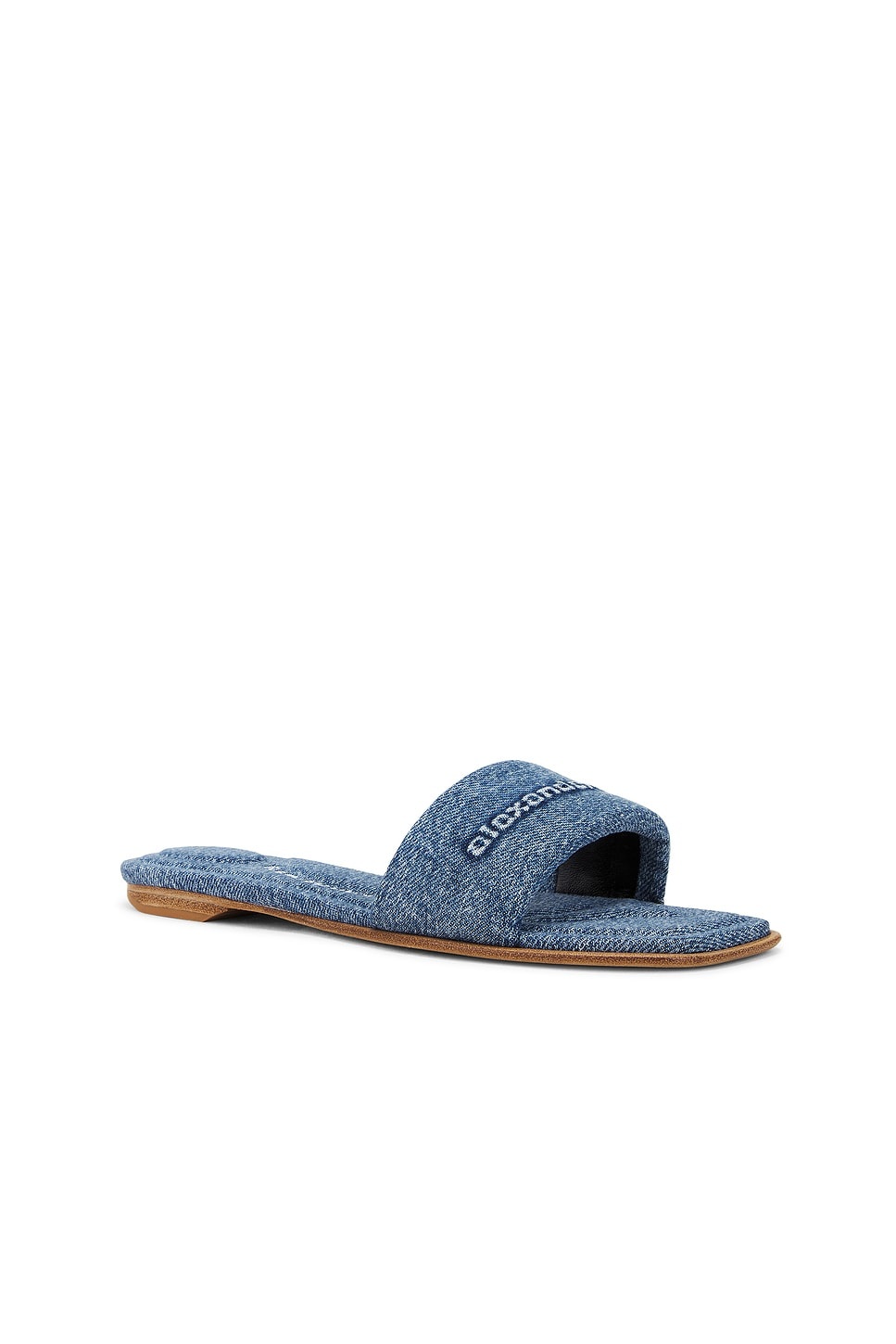サンダル・ミュール Alexander Wang Vy Flat Sandal Alexander Wang VY Flat Sandal in Optic White | REVOLVE